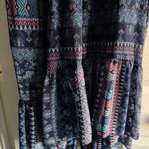 Floral print asymmetrical skirt - Picture 6 of 7